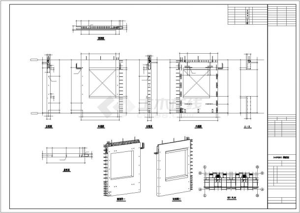 装配式住宅项目预制构件CAD详图-图二