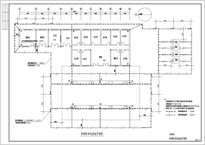 中小型加油站电气和工艺设计CAD参考图_图1