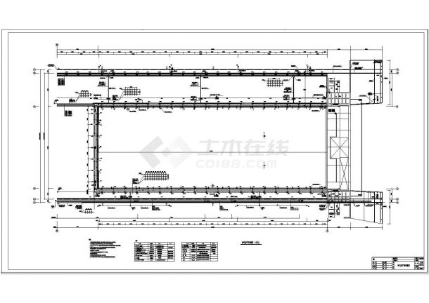 江苏某船厂钢结构总装平台工程电气图-图一