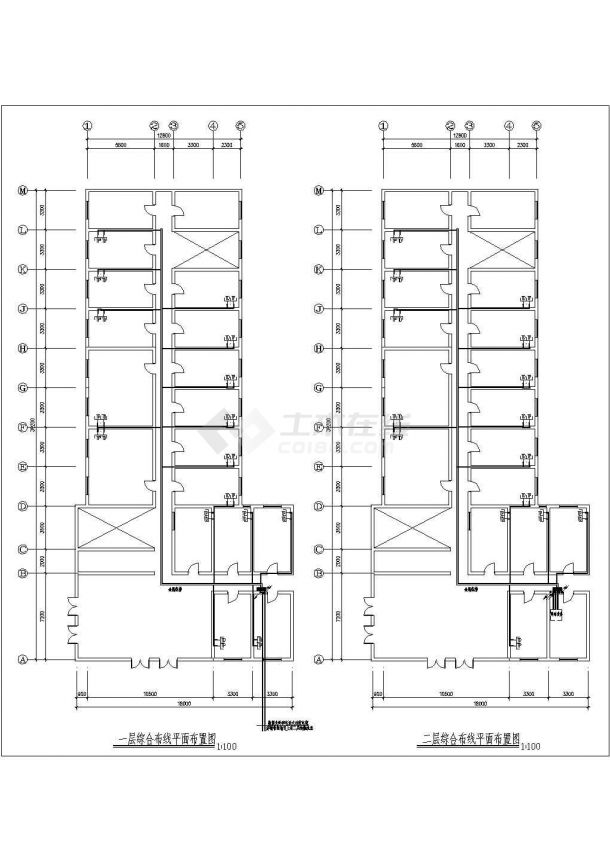某五层办公楼电气改造设计施工图-图二