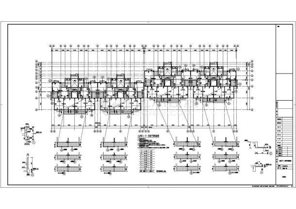某小区11层剪力墙住宅结构设计施工图-图二