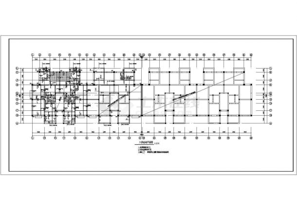某地六层砌体结构楼房结构设计施工图-图二