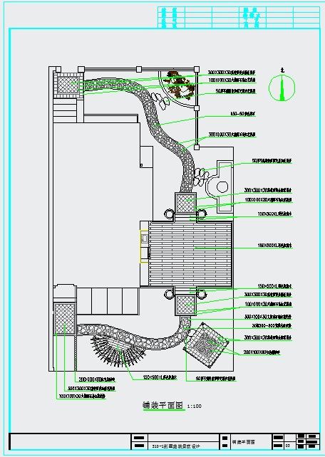 私人别墅庭院景观设计整套CAD基础详图-图二