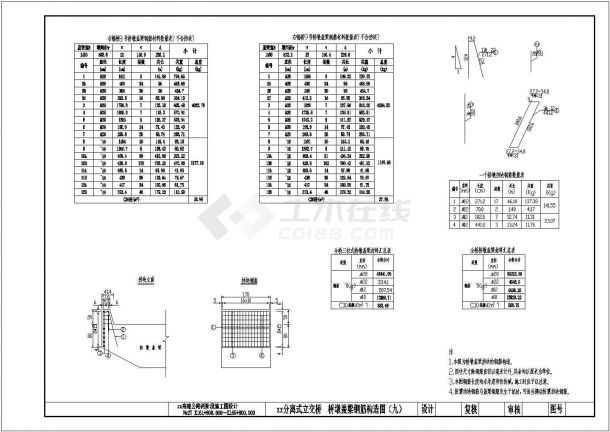 某桥墩盖梁钢筋节点构造CAD布置图纸-图二