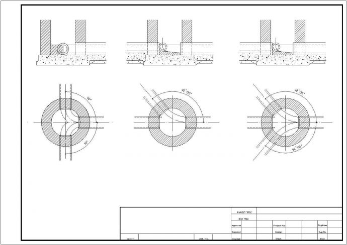 污水井CAD图纸（包含5套图纸）_图1