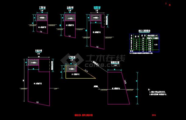 挡土墙通用图（共20张图纸）-图一