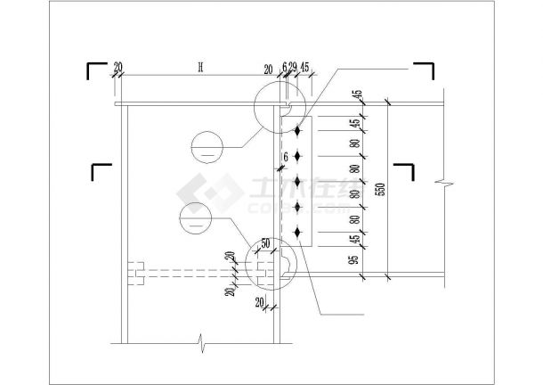 [节点详图]梁柱节点设计cad详图-图二