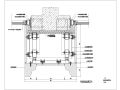 石材包柱造型cad节点详图
