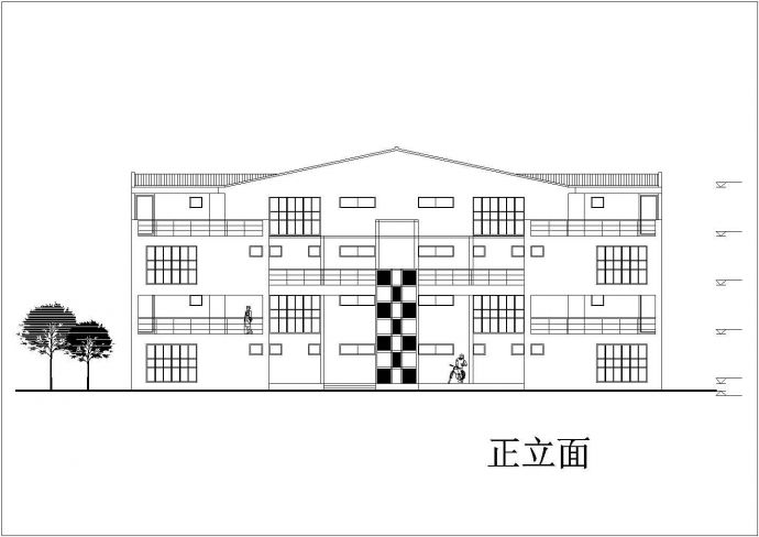 【新乡】四层现代风格别墅建筑设计方案图_图1