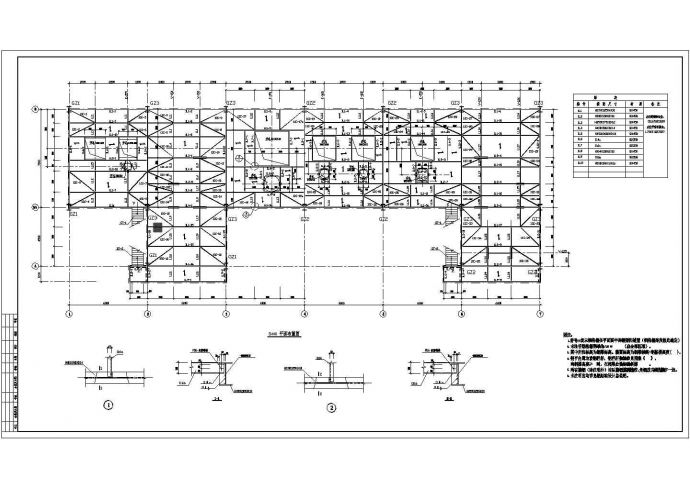 某地多层钢结构厂房结构设计施工图_图1