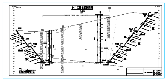 某工程30m高边坡支护全套施工图_图1