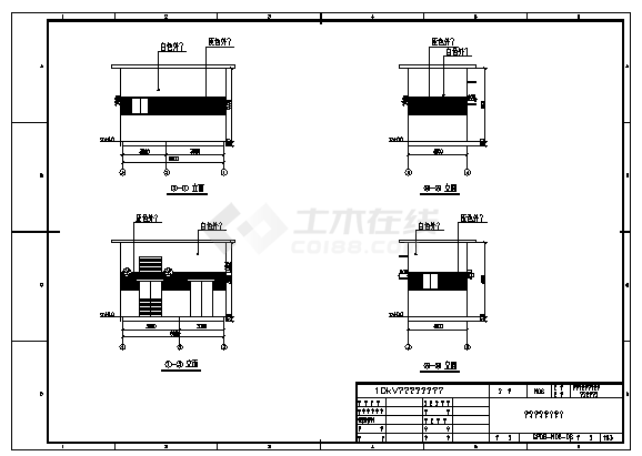  Typical design drawing of drop type indoor installation - Figure 1