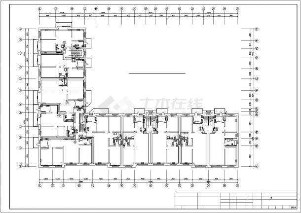 某住宅小区4#采暖工程设计图，共16张-图二