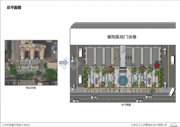 【北京】古城坊巷格局医院前广场小型互动空间景观设计方案-图一