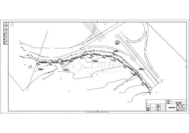 市政污水管线设计cad图，含设计说明-图一