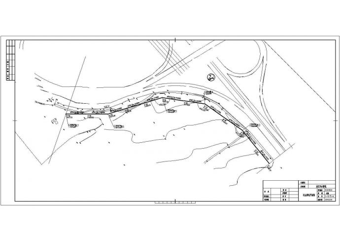 市政污水管线设计cad图，含设计说明_图1