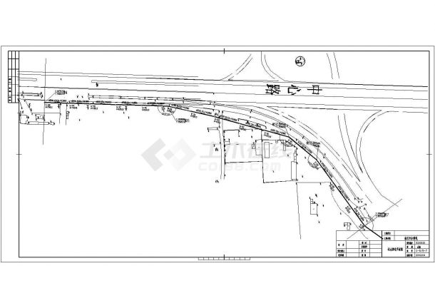 市政污水管线设计cad图，含设计说明-图二