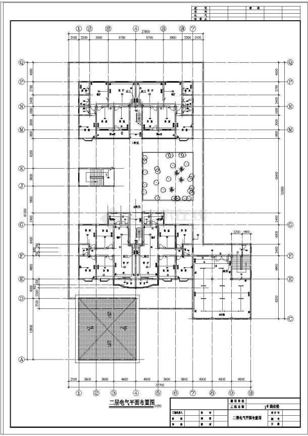 某住宅楼工程电气施工图（10张）-图二