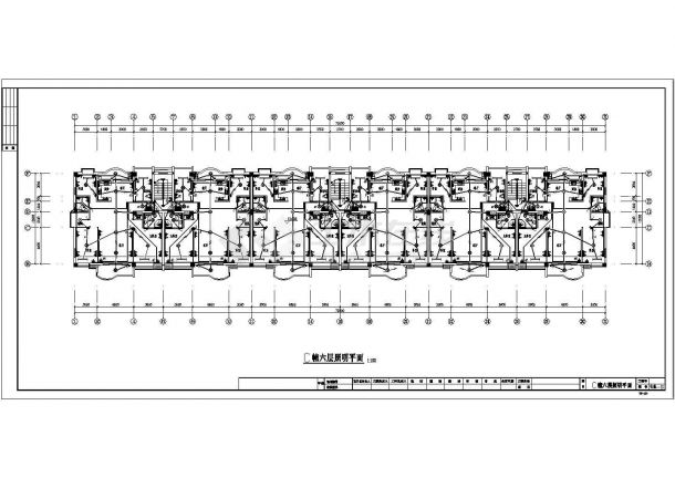 某多层住宅强电设计施工图（含设计说明）-图一