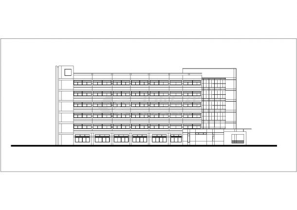 西安市某医院改扩建工程建筑设计方案图-图一