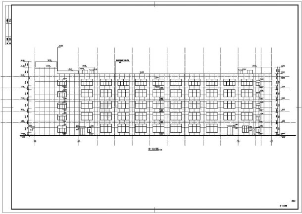 某工厂5层框架结构厂房建筑设计施工图-图二