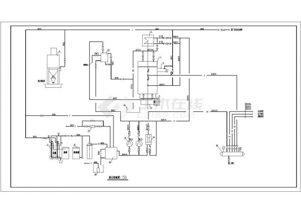 燃煤蒸汽锅炉平面图（共5张图纸）-图二