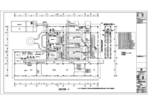 供热站五层办公楼电气设计（含锅炉房）-图一
