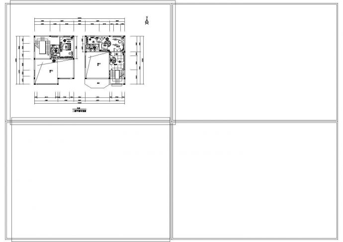 某海景花园别墅建筑CAD设计施工图纸_图1
