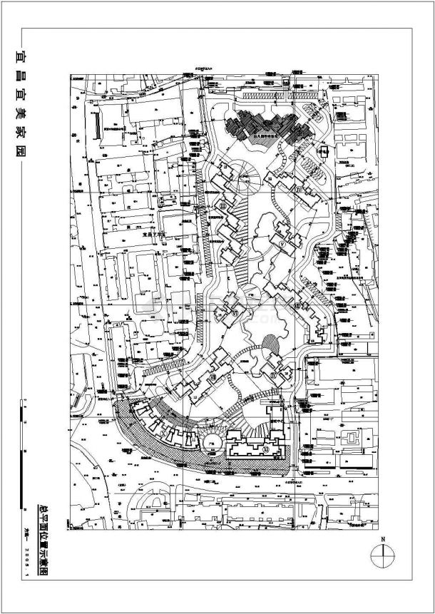 [方案]某现代小区建筑楼群设计方案文本-图一