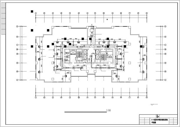 【湖北】高层商业宾馆办公综合楼通风空调排烟系统设计施工图（含机房）-图二
