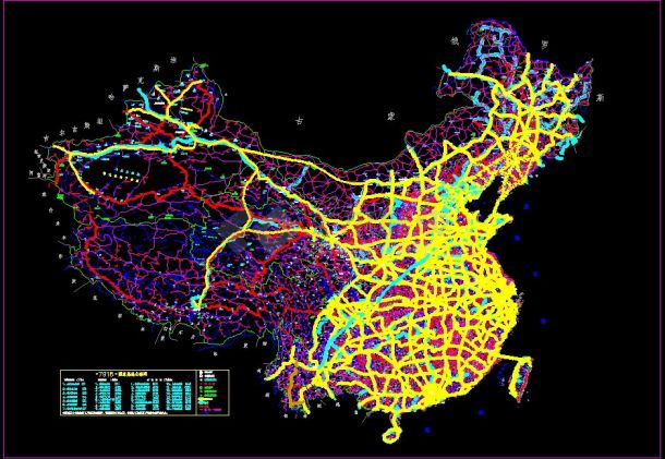 国家高速公路网-中国地图-图一