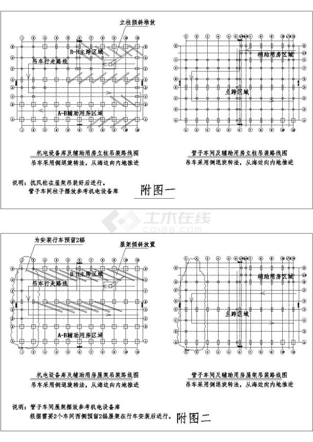 某船舶建造与维修厂房及配套设施施工组织设计-图一