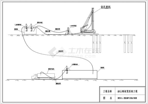 [上海]公路拓宽改建工程拼接桥钻孔灌注桩施工方案-图一