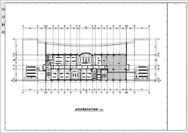 【江苏】社会工作保障办公楼多联空调系统设计施工图（含建筑设计）-图一