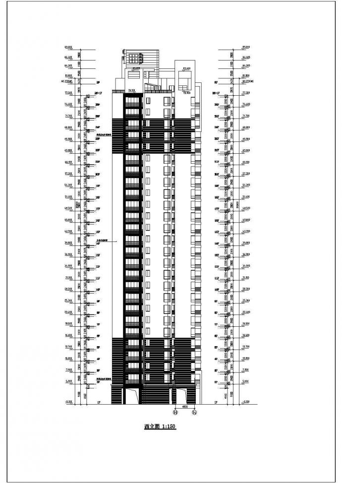 【浙江】现代风格高层住宅楼设计方案图_图1