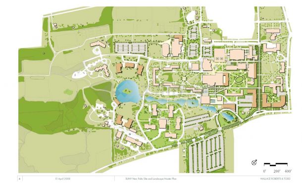 【美国】现代大学景观总体规划设计方案-图一