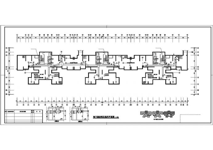 【江苏】高层商住楼通风防排烟系统设计施工图（含机房层 塔楼层）_图1