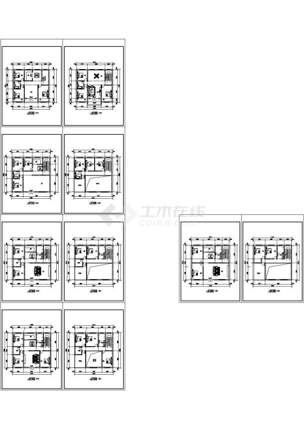 某两层宽12.5米农村自建房方案图-图一