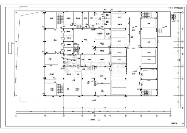 【黑龙江】某四层汽车4S店消防水暖施工图-图二