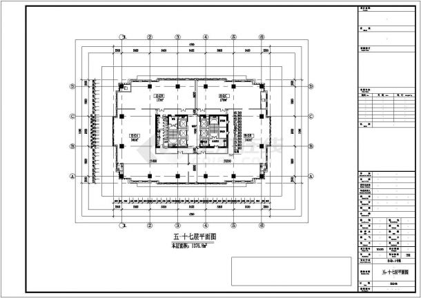 【浙江】现代风格超高层办公综合体建筑设计方案图-图一