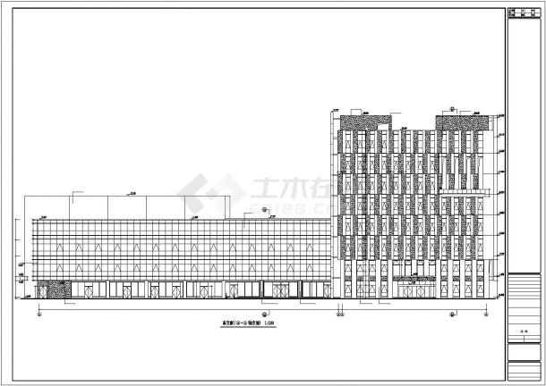 【江苏】8层现代风格健身中心建筑设计方案图-图二