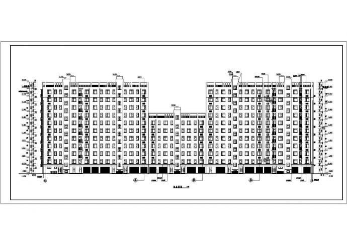 11层剪力墙结构单元式住宅建筑设计方案图_图1