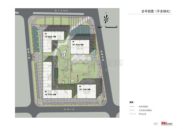 【北京】绿色简洁大气商业街景观规划设计方案-图二