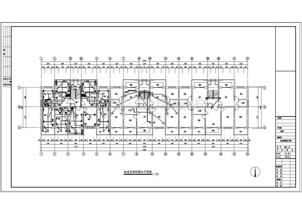 某18层住宅楼工程电气施工图（10张）-图二