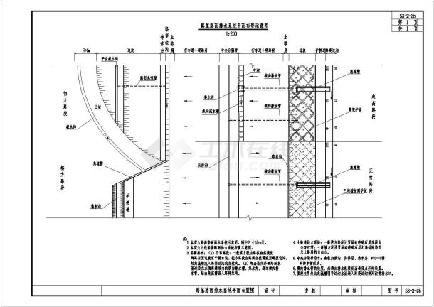 某地高速公路排水通用图（排水沟急流槽等）-图一