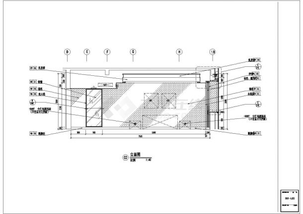 某地框架结构酒店客房室内装修设计方案图-图二