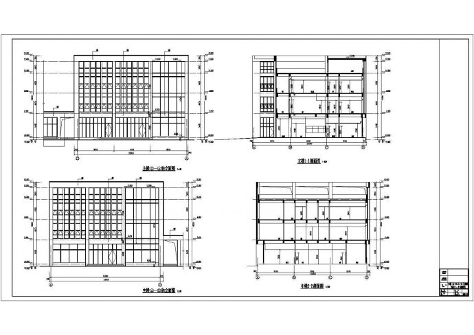 三层框架结构3000平方米社区卫生所建筑施工图_图1