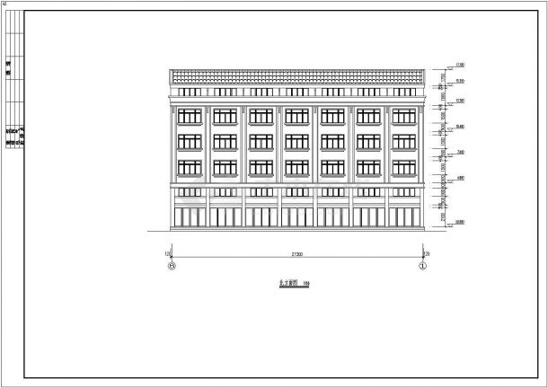 温岭某4层砖混民宅建筑及结构设计施工图-图二
