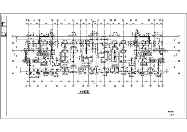 20层剪力墙结构住宅楼结构施工图（桩基础）-图一