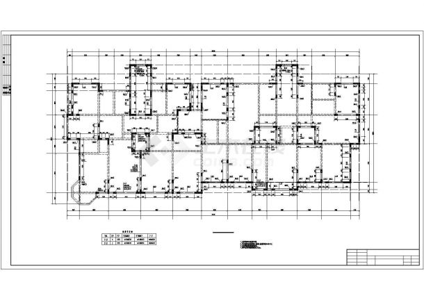 12层剪力墙结构住宅结构施工图（筏板基础）-图二